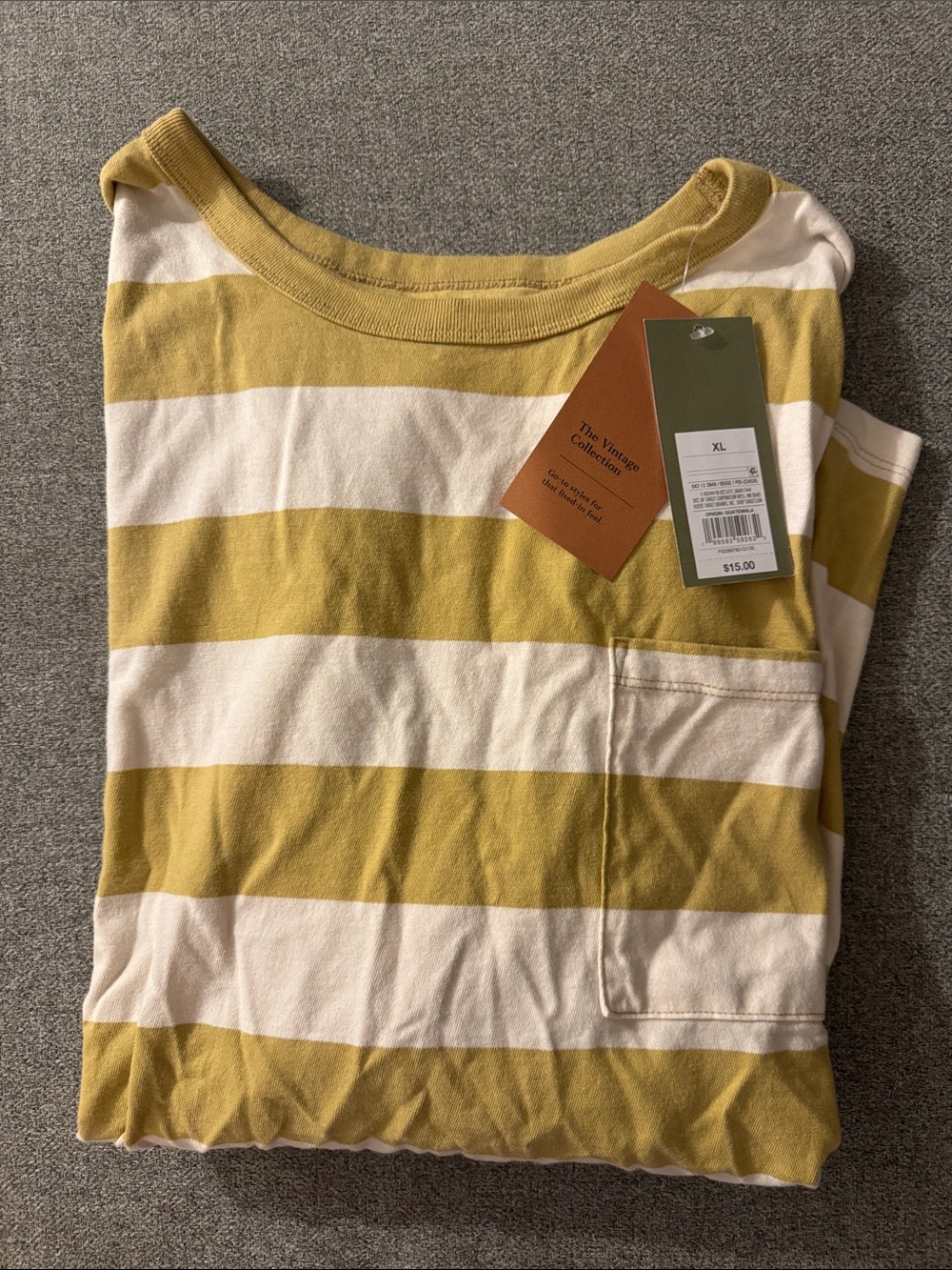 3/$15- Men’s pocket tee